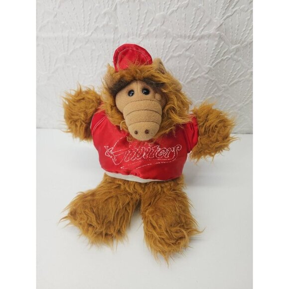 Vintage 1988 ALF Hand Puppet Burger King ORBITERS Baseball  Plush Stuffed - Picture 1 of 5